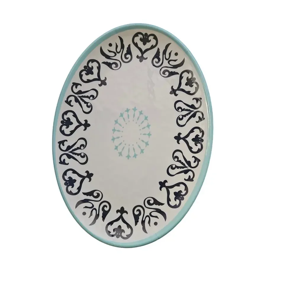 Set of Two Decorative Serving Platters